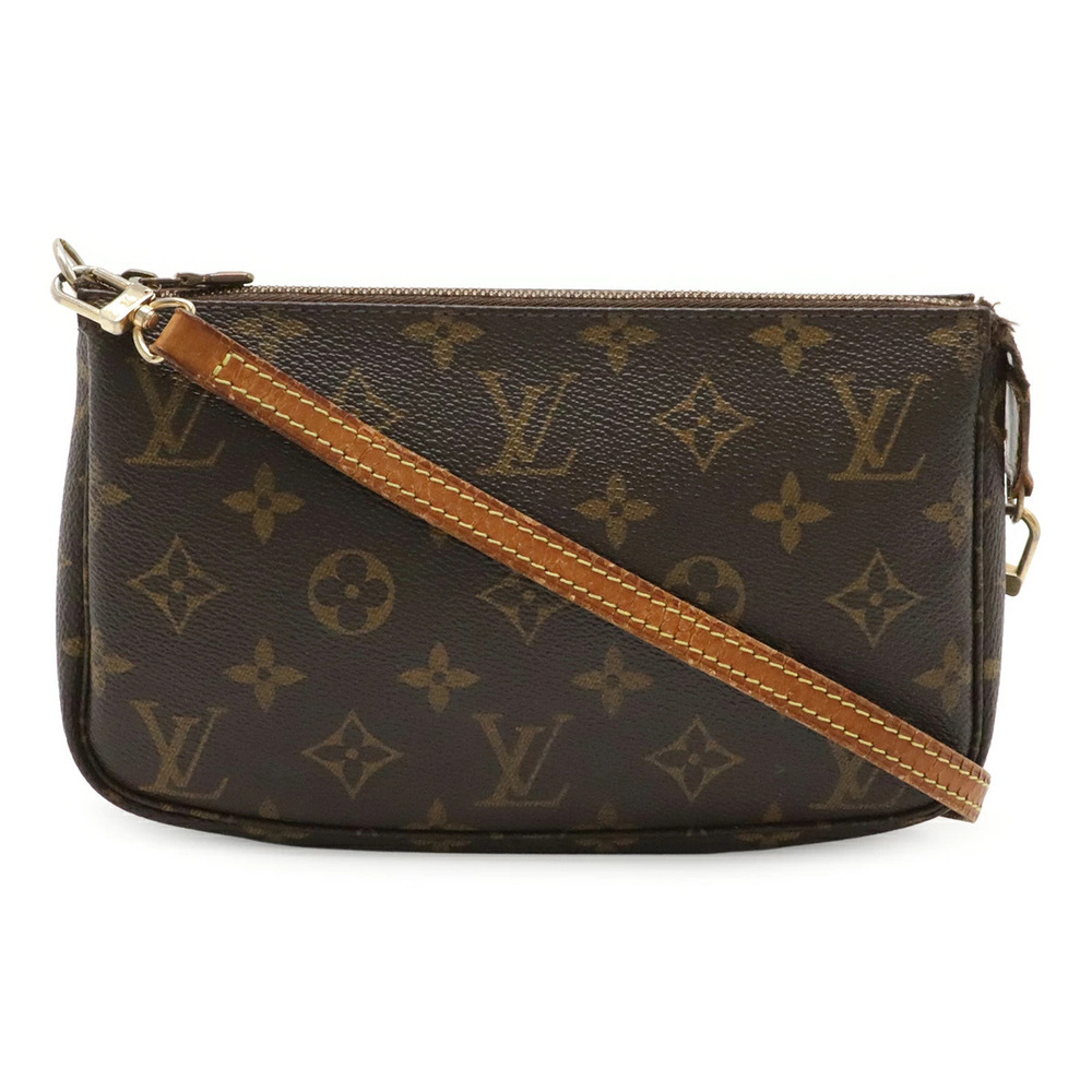 LOUIS VUITTON Monogram Pochette Accessoires Shoulder Bag Hand Strap